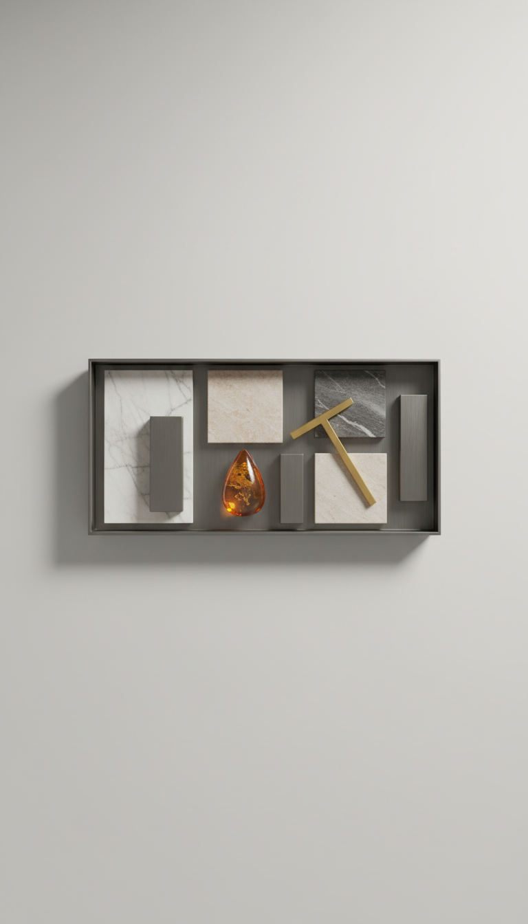 Marble and Metal Material Sample Kit