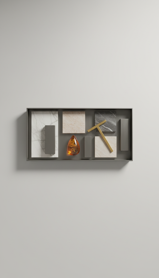 Marble and Metal Material Sample Kit